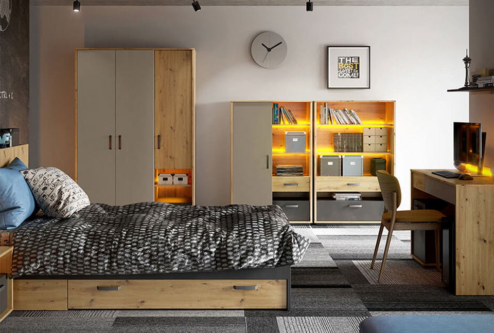 meuble de chambre d'ado moderne